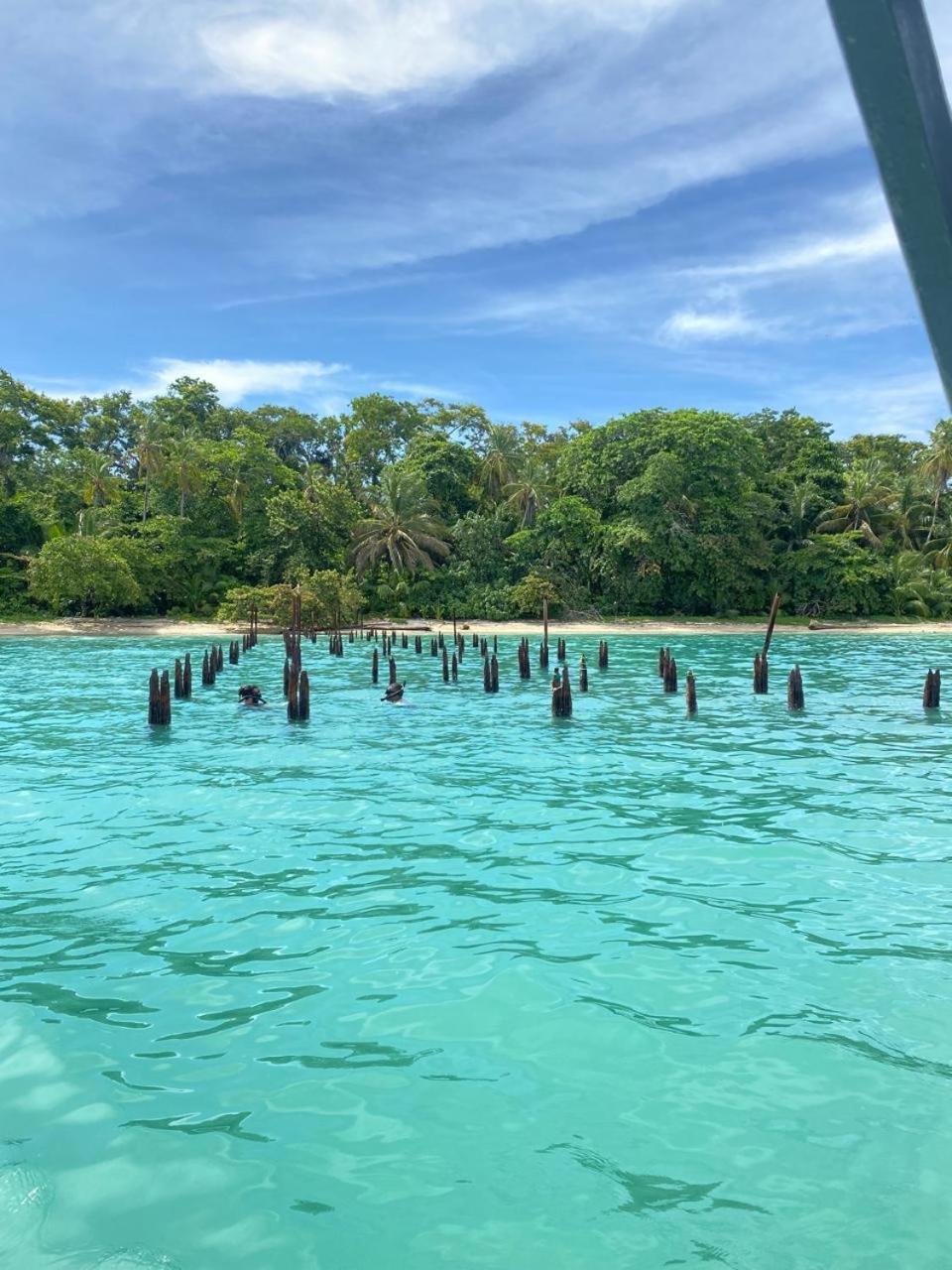Cabinas Caribe Luna Cahuita Esterno foto